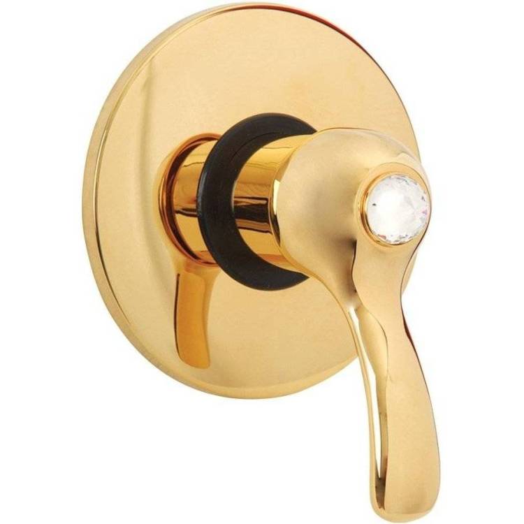 Смеситель для душа Migliore Lem Swarovski 18894 с внутренней частью, золотой