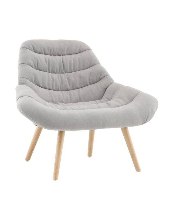 Кресло Stool Group Олби Страйпс QH-2805K 263-6 light grey светло-серый