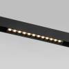 Трековый линейный светодиодный светильник Elektrostandard Slim Magnetic SL02 85005/01 12W 3000K черный