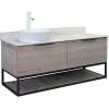 Тумба с раковиной Comforty Порто-120-1 00-00008905 дуб дымчатый