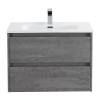 Тумба под раковину Belbagno Kraft KRAFT-600-2C-SO-CG 60x46x50 Cemento Grigio подвесная с двумя выкатными ящиками
