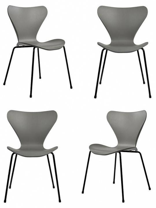 Комплект стульев Bradex Home Seven Style FR 0422K серый 4 шт.