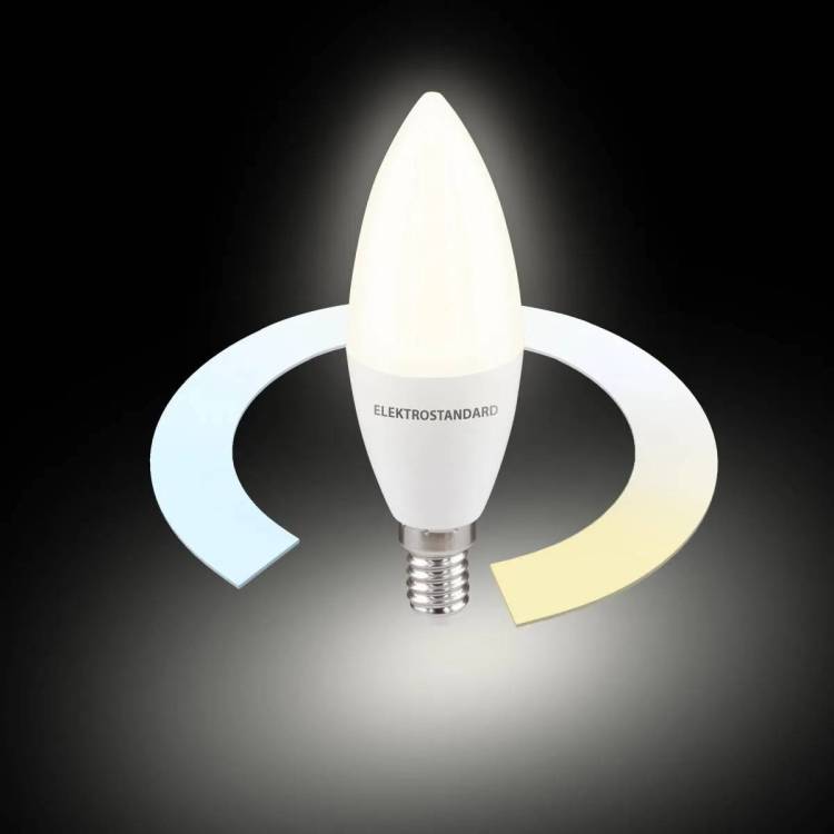 Умная светодиодная лампа Elektrostandard BLE2779 C37 Е14 7W 3300К-6500К CCT+DIM