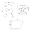 Комплект Iddis Basic BASBI01i73 безободковый, сиденье микролифт, кнопка хром фото 5