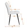 Стул Tetchair Sweet LT 24813 синий, велюр фото 17