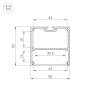 Встраиваемый профиль Arlight SL-LINE-5050-LW-2000 WHITE 038450 фото 2