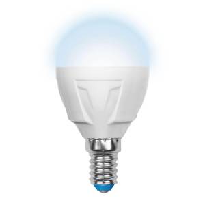 Лампа светодиодная Uniel LED-G45 7W/NW/E14/FR PLP01WH