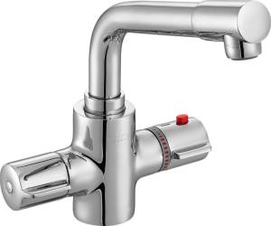 Термостатический смеситель E.C.A. Thermostatic 102108730EX для раковины