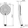 Душевая лейка Iddis Optima Home OPH3F0Gi18 графитовая фото 6