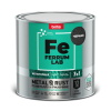 Грунт-эмаль по ржавчине FERRUM LAB молотковая черная 0.75 л