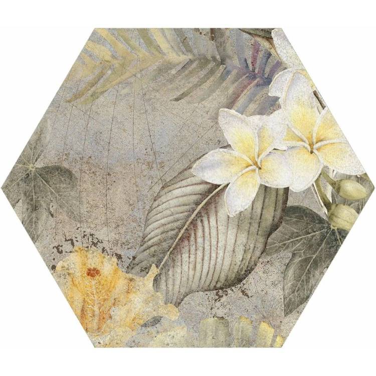 Керамогранит ITT Ceramic Hibiscus Hexa Oxide Matt 23.2x26.7
