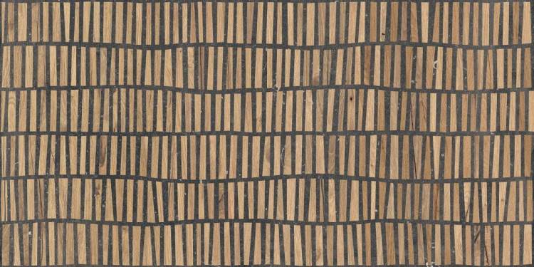 Декор Flaviker Nordik Stone 0004880 Domino Black Ret 60x120