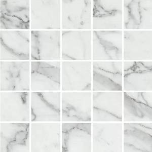 Мозаика Kerranova Marble Trend K-1000/LR/m14 Carrara 30.7x30.7