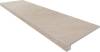 Ступень Estima Graffito 70546 Set/Steptrade/GF02_NS/33x120/Riser/GF02_NS/14,5x120 Light Beige неполированная с бортиком 33x120 + Подступенок 14.5x120