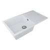 Мойка кухонная Paulmark Extensio 86 PM988650-WH Белый, 86x50 фото 2