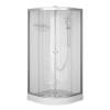 Душевая кабина Am.Pm X-Joy W94C-401-090MT 90x90, 1/4 круга, профиль матовый хром, стекло прозрачное