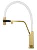 Смеситель для кухни Wonzon & Woghand WW-88458013-BG(MW) с гибким изливом и подключением фильтра, брашированное золото фото 3