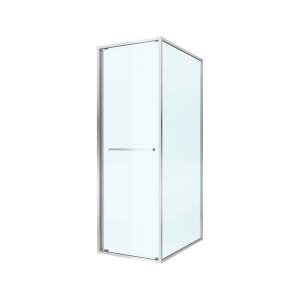 Душевой уголок Cezares LUX-AH-FS-1-80/90-C-CR профиль хром, стекло прозрачное, 80x90x195