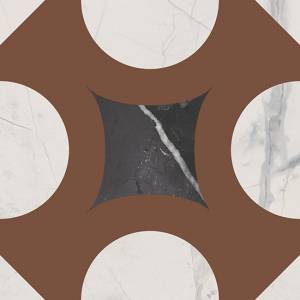 Керамогранит Fioranese Marmorea Intensa CM5204R Deco Dusty Mauve naturale 20x20