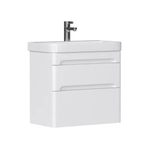 Тумба под раковину Equil Nice tpNICE70.2Y-05 подвесная, белый, 69.4x33.7