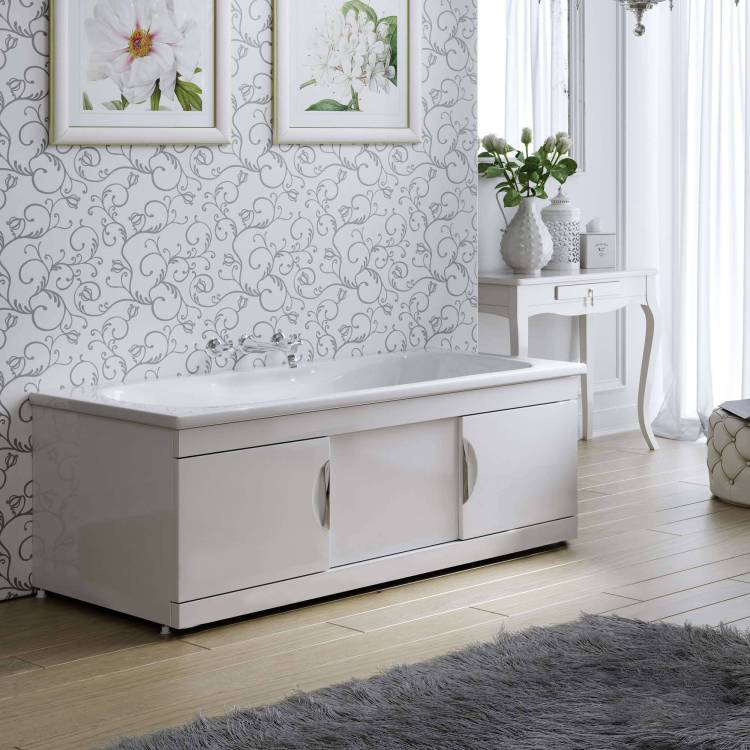 Экран под ванну Alavann Monaco still ALV0235001 белый, 147x53