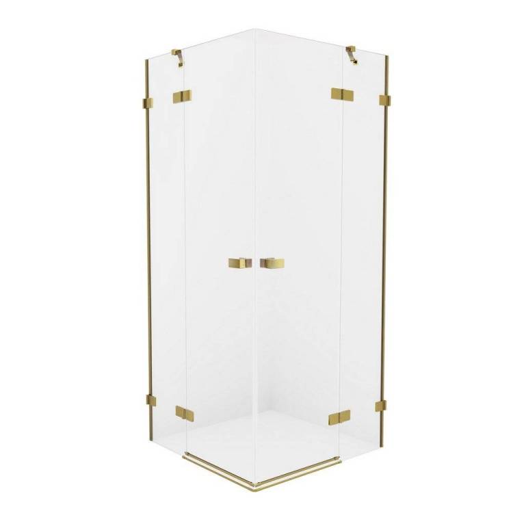 Душевое ограждение NEW TRENDY AVEXA GOLD BRUSHED 120x80x200 EXK-1788 (брашированное золото)