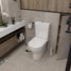 Унитаз-компакт Teymi Aina T40205 безободковый, с сиденьем микролифт, белый фото 8