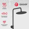 Душевая стойка Agger Brilliant A0393344 черный фото 7