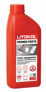 Грунт Litokol Primer Forte глубокого проникновения бесцветный 1 кг