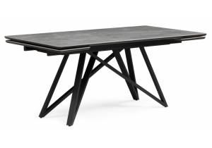 Стол Notta Вилсон 625959 larka grey, черный 140(200)x80x74