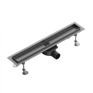 Душевой трап Wonzon & Woghand WW-651600T-BGM 60 см, темный графит