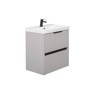 Тумба с раковиной Comforty Селенга-60 00-00021980 серый шелк