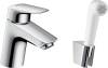 Смеситель для раковины Hansgrohe Logis 71290000 с гигиеническим душем