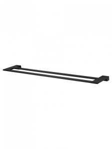 Полотенцедержатель Wonzon & Woghand WW-9111-BL двойной, черный