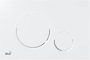 Кнопка смыва AlcaPlast THIN M670 белый
