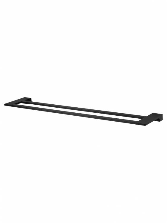 Полотенцедержатель Wonzon & Woghand WW-9111-BL двойной, черный