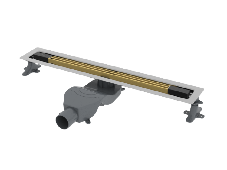Душевой лоток Boheme B&T Infinity 981-80-MG 80см, нерж.сталь мат. Золото