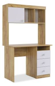 Стол письменный Mebelson Форсаж MKF-05.2725 дуб крафт золотой/белый