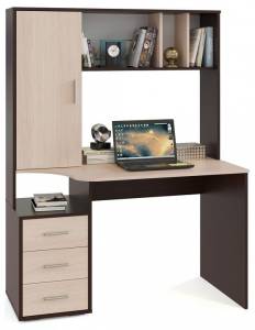 Стол компьютерный Сокол КСТ-16 4680212007859, 4680212007866, КСТ16В5б5 Венге/беленый дуб