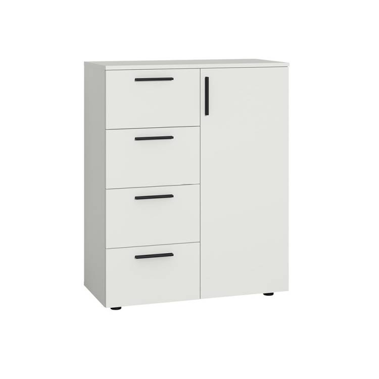 Комод Моби Эйр 16.241 Белый PE шагрень