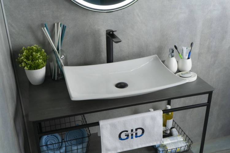 Раковина Gid Creativo N9177 51170 белая, 60x39x11.5
