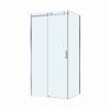 Душевой уголок BelBagno SOFT_CLOSE-2-AH-1-100/80-C-Cr профиль хром, стекло прозрачное, 100x80x200