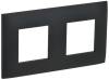 Рамка 2-постовая IEK Skandy SK-M22-K53 графит