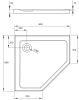 Поддон для душа Radaway Doros PT 80x80 фото 3