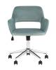 Кресло компьютерное Stool Group Ross ROSS CHROME VELVET Olive 61 велюр, серо-зеленый фото 2