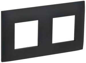 Рамка 2-постовая IEK Skandy SK-M22-K53 графит