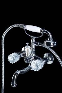 Смеситель для ванны Boheme Crystal 273-CRST хром