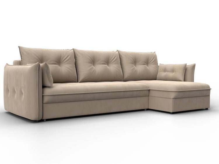 Диван угловой Лига Диванов Лига-100 133678 Бежевый