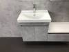 Тумба с раковиной Comforty Осло-60 00-00000835 бетон светлый фото 2