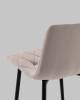 Стул полубарный Stool Group Одди Diamond AV 443PB-Csil-9005(PP) светло-серый, велюр фото 7